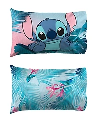 Disney Lilo and Stitch Floral Fun 4-Pc. Sheet Set, Twin