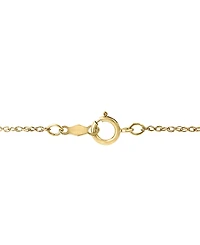 Emerald (1/6 ct. t.w.) & Diamond (1/10 Triple Halo 18" Pendant Necklace 14k Gold