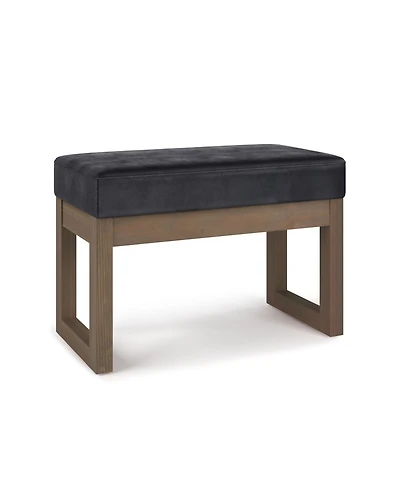 Milltown Contemporary Rectangle Footstool Ottoman Bench