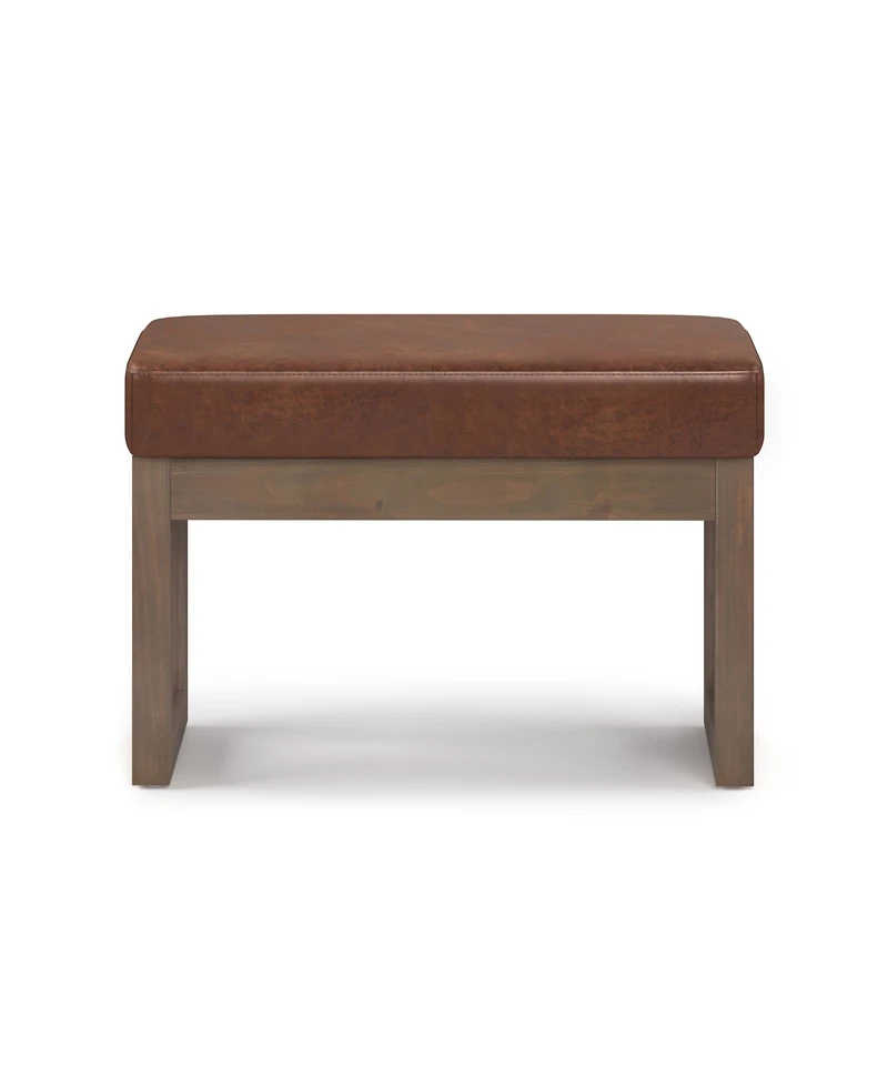 Milltown Contemporary Rectangle Footstool Ottoman Bench