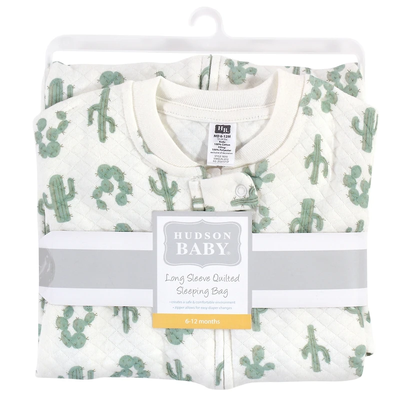 Hudson Baby Baby Boys Hudson Unisex Deluxe Quilted Long-Sleeve Sleep Sack & Wearable Comfort Quilt