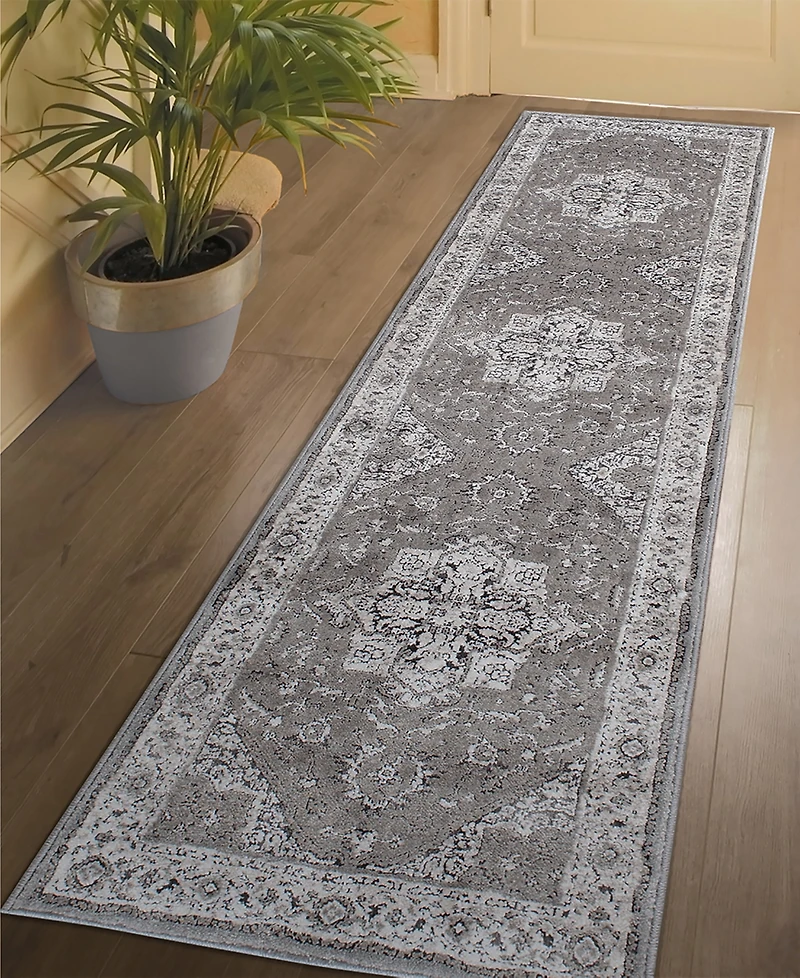 Mink Home Largo Isfahan 2'3" x 7'7" Runner Area Rug