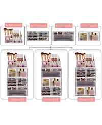 Sorbus Cosmetic Makeup and Jewelry Storage Case Holder