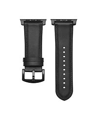 Men's and Women's Genuine Black Leather Band for Apple Watch 42mm