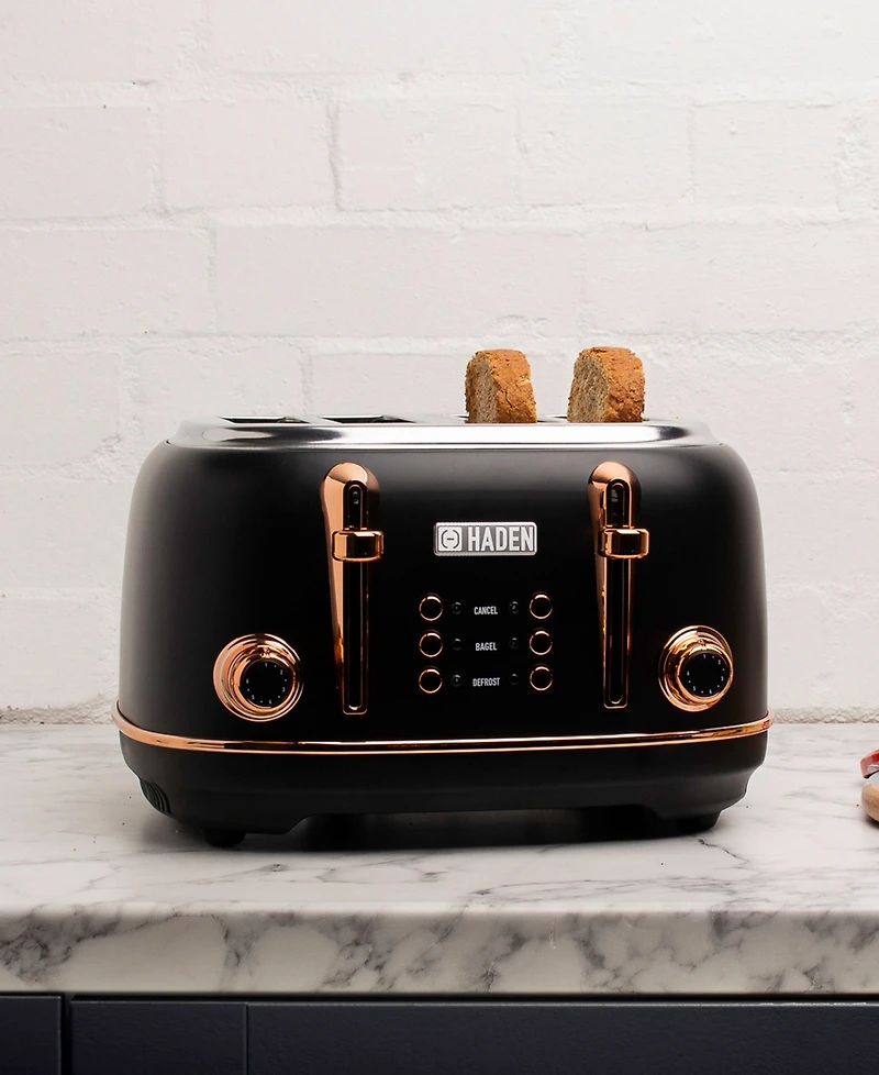 Heritage 4-Slice Toaster with Browning Control, Cancel, Bagel and Defrost Settings - 75042