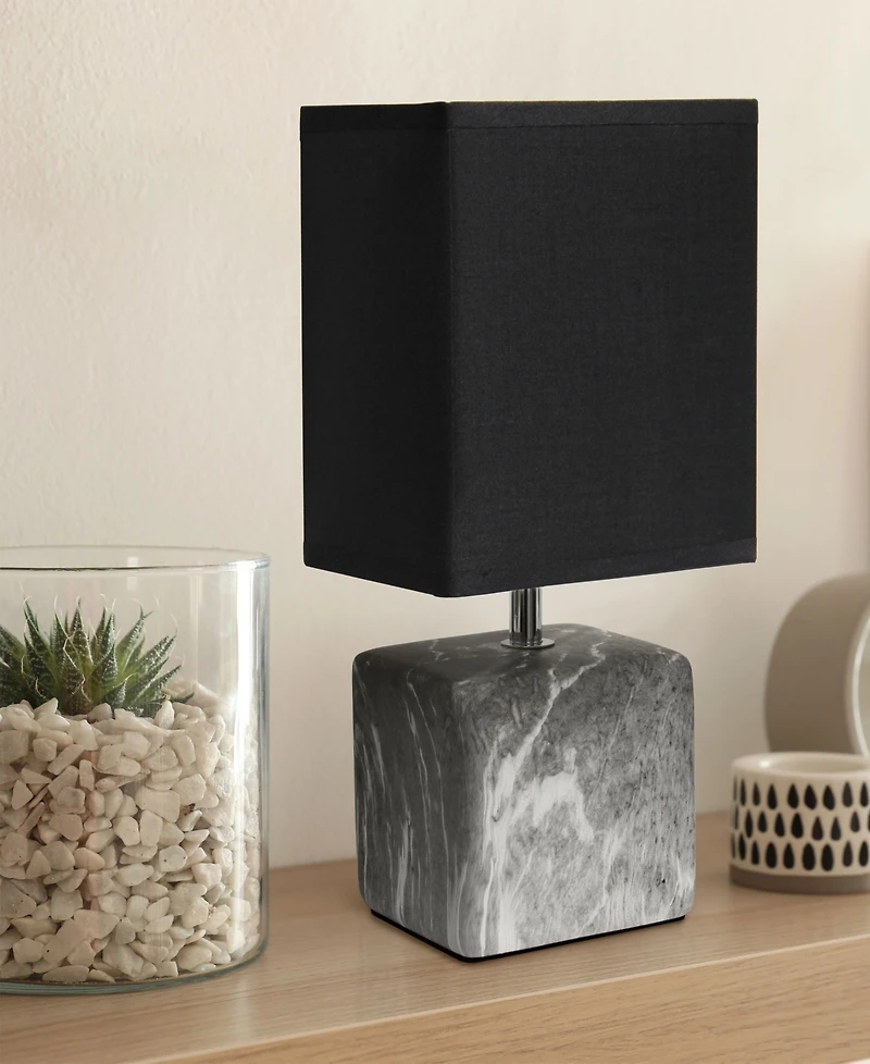 Simple Designs Petite Table Lamp with Shade