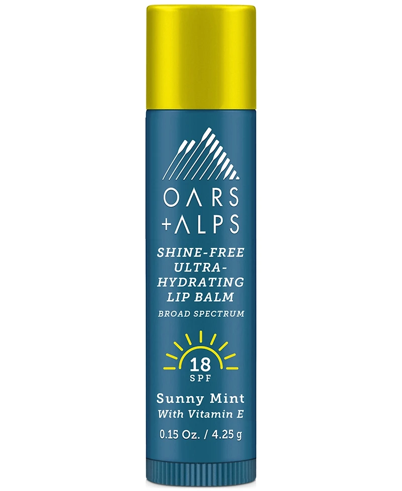 Oars + Alps Shine-Free Ultra-Hydrating Lip Balm Spf 18, 3-Pk.