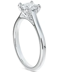 Portfolio by De Beers Forevermark Diamond Cushion-Cut Cathedral Solitaire Engagement Ring (1/2 ct. t.w.) in 14k White Gold