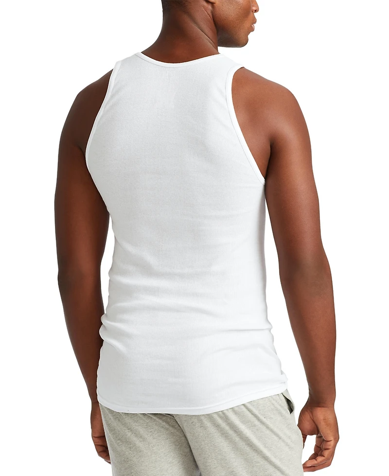 Polo Ralph Lauren Men's 3-Pack Tall Classic Cotton Undershirts