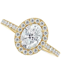 Portfolio by De Beers Forevermark Diamond Oval Halo Engagement Ring (1 ct. t.w.) in 14k Gold