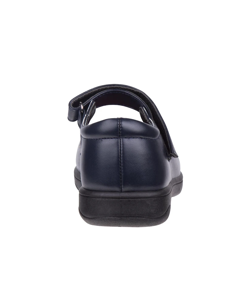 Petalia Little Girls Mary Jane Round Toe Dress Shoe