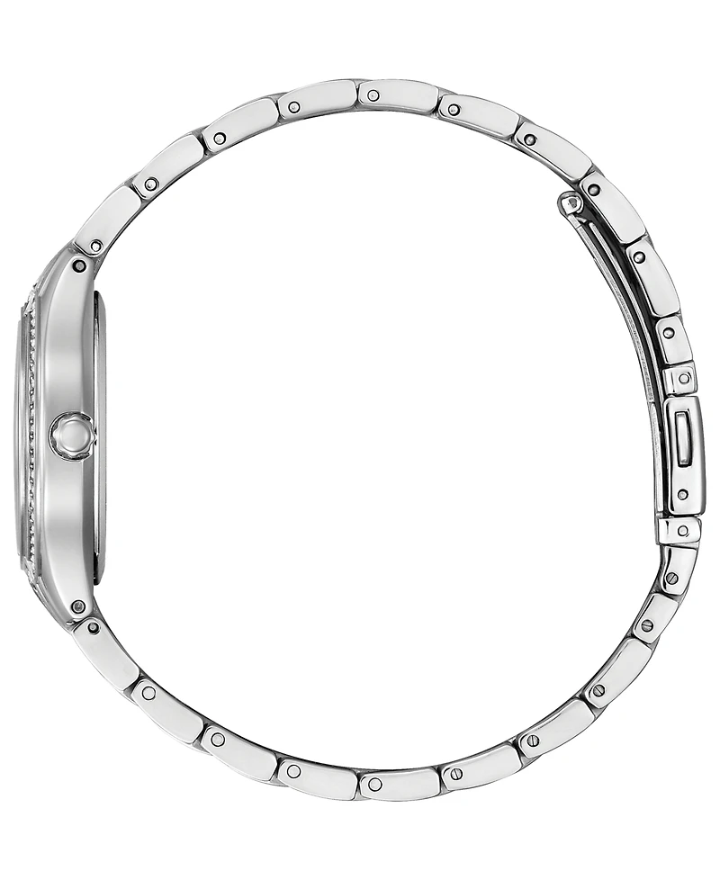 Citizen Eco-Drive Women's Silhouette Crystal Stainless Steel Bracelet Watch 30mm