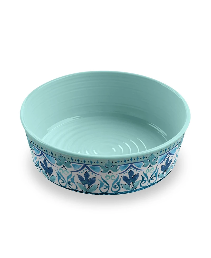 Abode Homewares Gibraltar Singe Wall Melamine Pet Bowls, Set Of 2