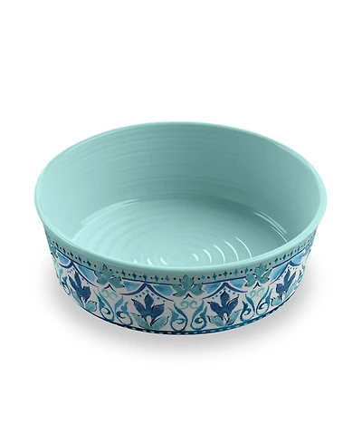 Abode Homewares Gibraltar Singe Wall Melamine Pet Bowls, Set Of 2