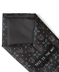 Star Wars Men's Mandalorian Motif Tie