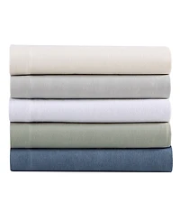 Eddie Bauer Solid 100% Cotton Brushed Flannel 4-Pc. Sheet Set