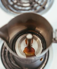 Grosche Milano Steel Stainless Steel Stovetop Espresso Maker Moka Pot 10 Espresso Cup Size 16.9 oz