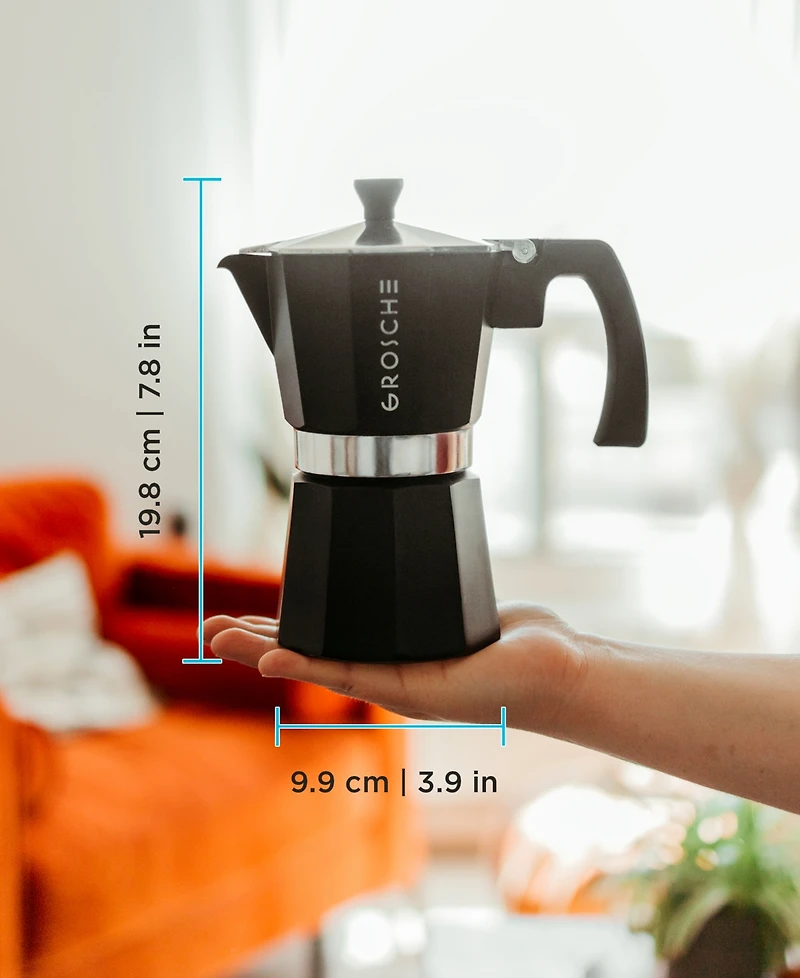 Grosche Milano Stovetop Espresso Maker Moka Pot 6 Cup 9.3 oz