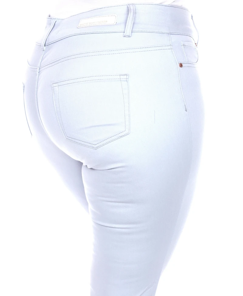 White Mark Plus Capri Jeans