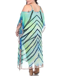 Plus Sheer Maxi Caftan