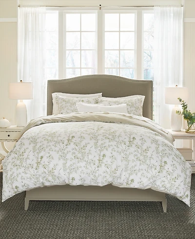 Laura Ashley Lindy Cotton Reversible 2-Pc. Duvet Cover Set, Twin