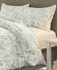 Laura Ashley Lindy Cotton Reversible 3-Pc. Duvet Cover Set, King