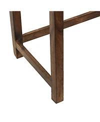 Wood Eclectic Accent Table