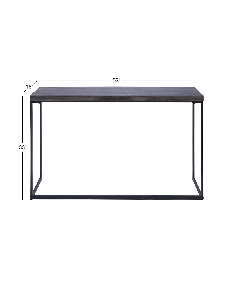 Contemporary Metal Console Table