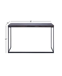 Contemporary Metal Console Table