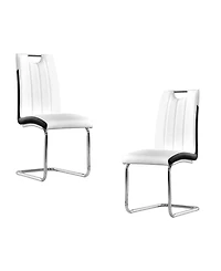 Bono Upholstered Modern Side Chairs, Set of 2