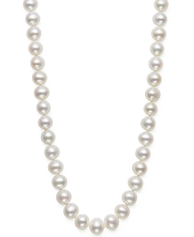 Belle de Mer Aa 18" Cultured Freshwater Pearl Strand Necklace (7-1/2-8-1/2mm)