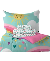 Dream Factory Rainbow Flare 5-Pc. Comforter Set, Twin