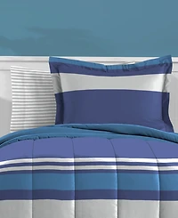 Dream Factory Rugby Stripe 5-Pc. Comforter Set, Twin