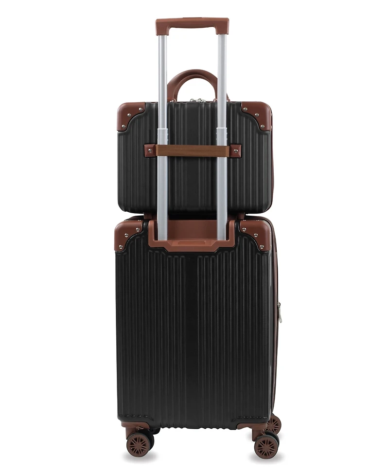 Tresor Carry-on Vanity Trunk Luggage, Set of 2