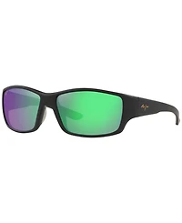 Maui Jim Men's Polarized Sunglasses, MJ000673 Local Kine 61