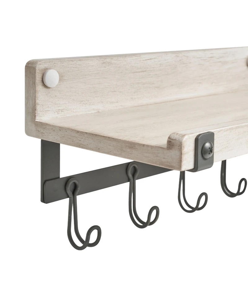 Spectrum Rowan Wall Mount Valet Hook Station