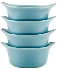 Rachael Ray Ceramics Round Ramekin Dipper Cups, Set of 4