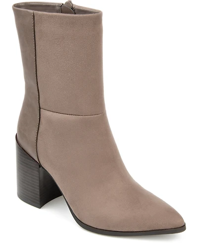 Journee Collection Women's Sharlie Two-Tone Booties