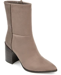 Journee Collection Women's Sharlie Two-Tone Booties