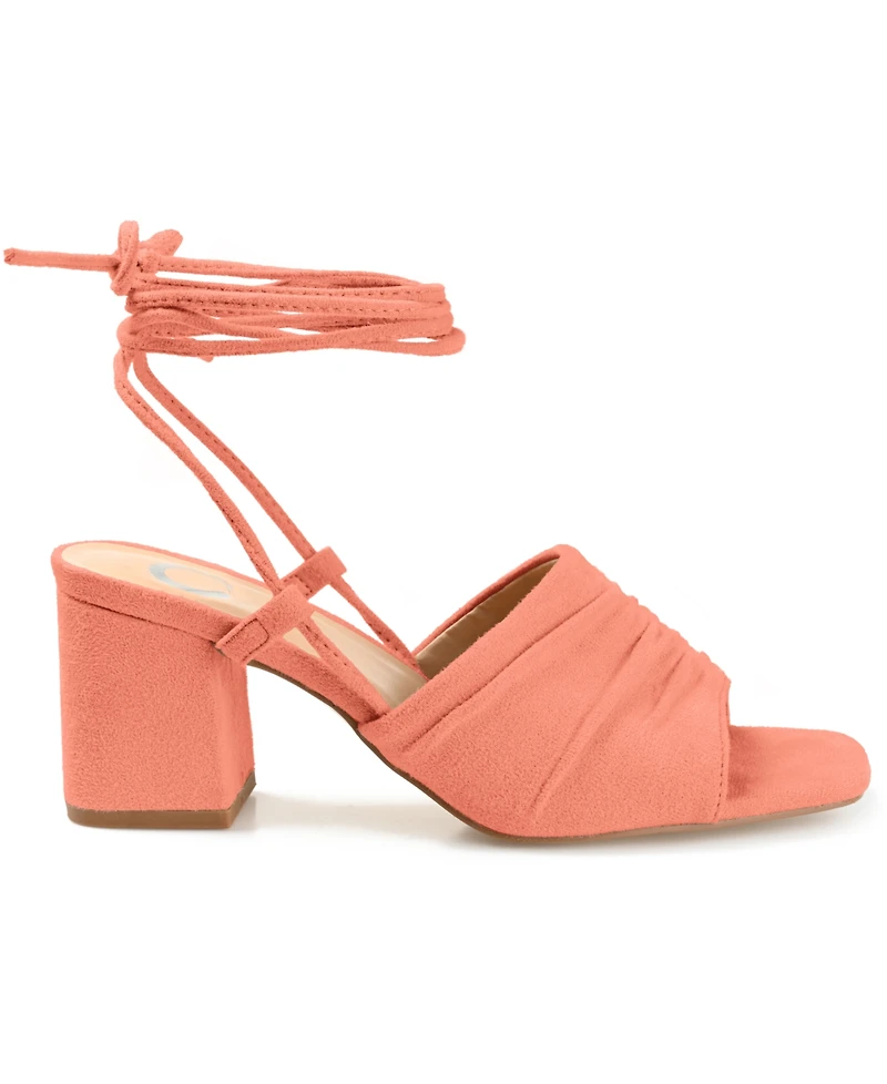 Journee Collection Women's Felisity Ruched Sandals