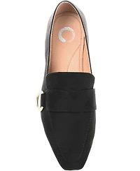 Journee Collection Women's Benntly Square Toe Slip On Loafers
