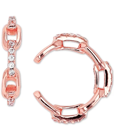 Cubic Zirconia Chain Link Ear Cuffs