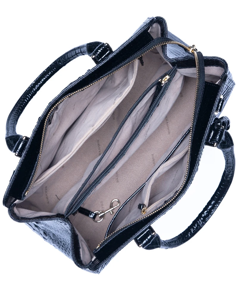 Brahmin Women's Finley Leather Large Satchel Bag