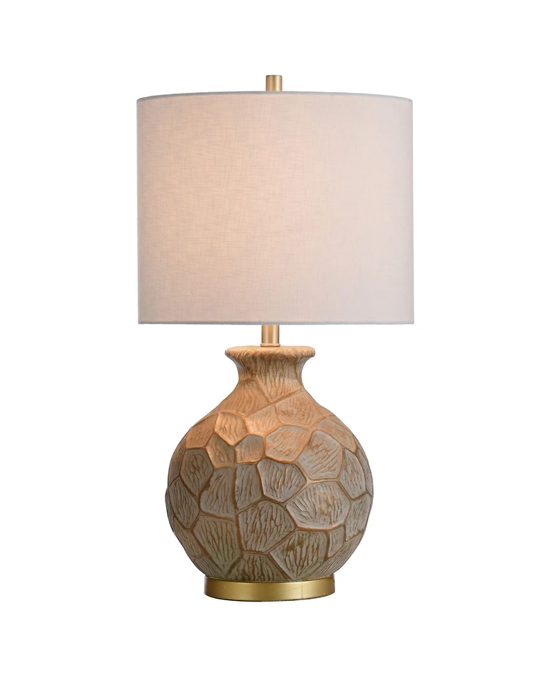 Round Transitional Molded Table Lamp
