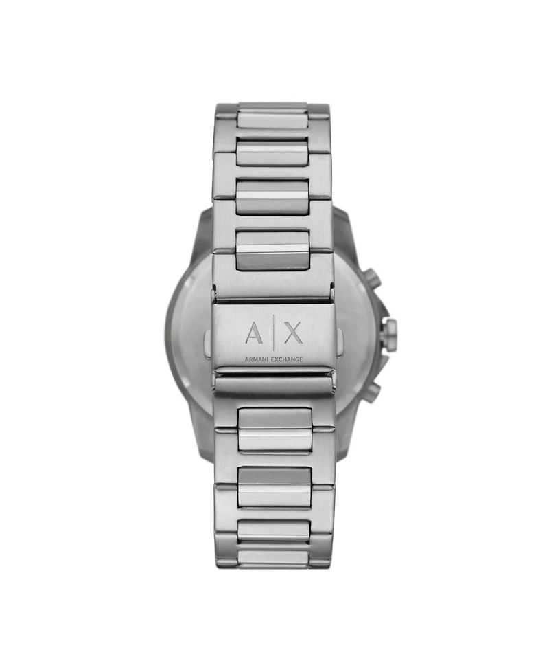 A|X Armani Exchange Men's Chronograph Stainless Steel Bracelet Watch 44mm