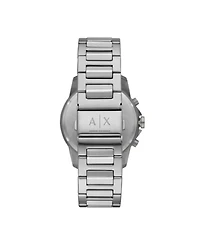 A|X Armani Exchange Men's Chronograph Stainless Steel Bracelet Watch 44mm