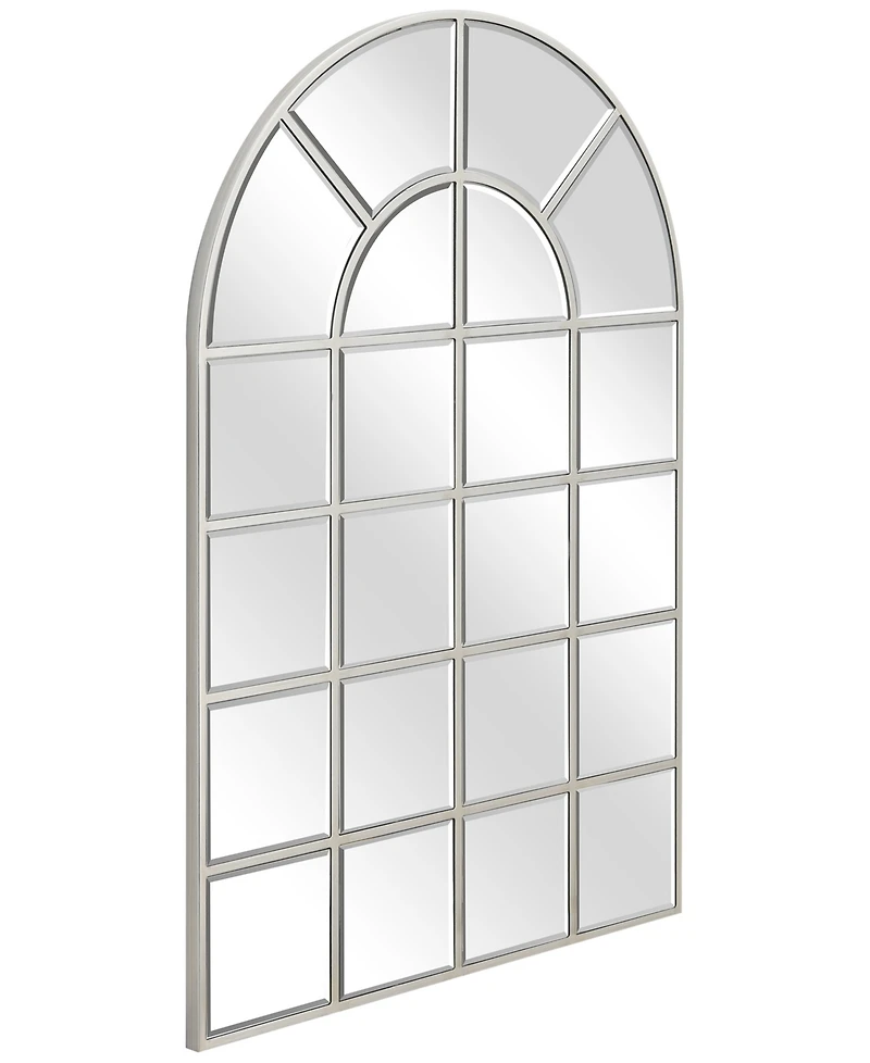 Empire Art Direct Solid Wood Base Covered with Beveled Arch Window Mirror - 30" x 40"