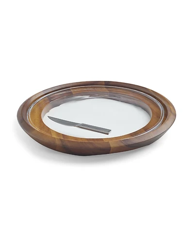 Cooper Cheese Tray with Knife