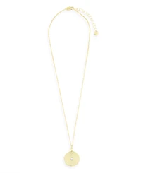 Catalina 14K Gold Plated Coin Pendant Necklace