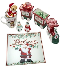 Winterberry Happy Holidays Bear & Mug Set